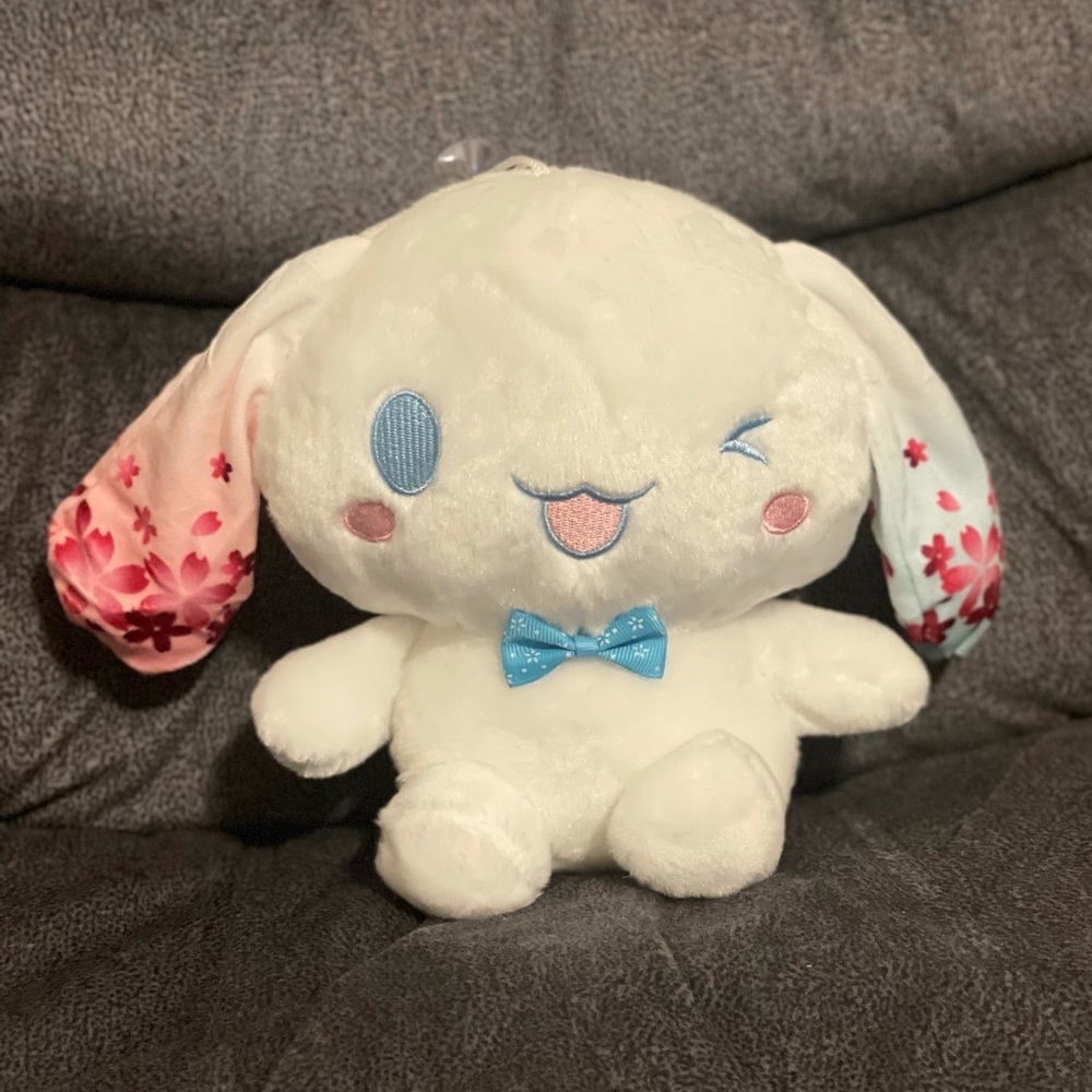 Cherry Blossom Sakura Cinnamoroll Plush (8”)